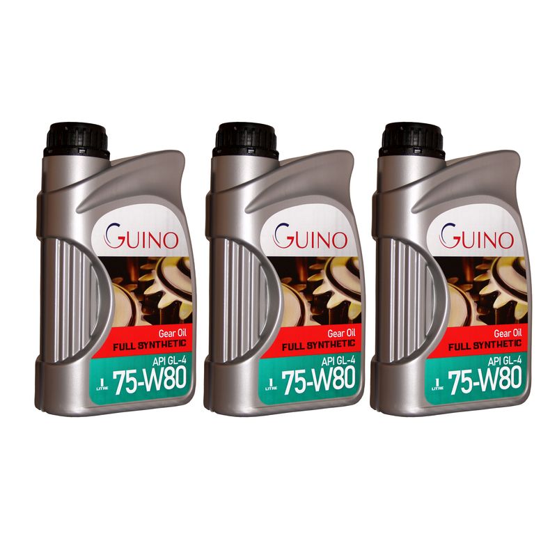 روغن گیربکس خودرو گینو مدل 75w80 حجم 1000 میلی لیتر بسته 3 عددی