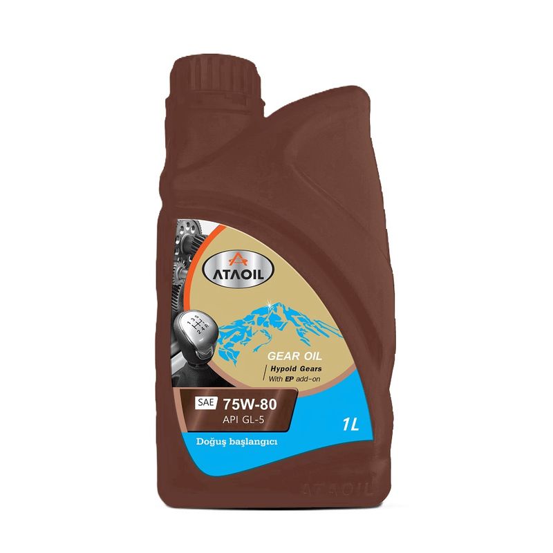 روغن گیربکس دستی آتا اویل مدل 75w80 gl 5حجم 1 لیتر