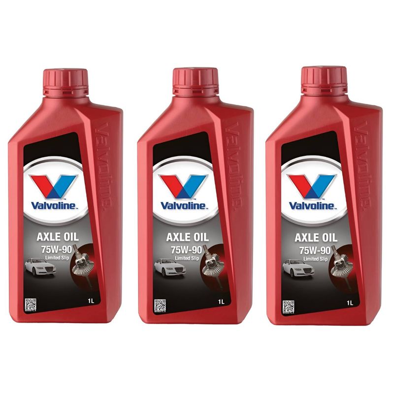 روغن گیربکس دستی و دیفرانسیل ولوولین مدل axle oil حجم 1 لیتر مجموعه 3 عددی