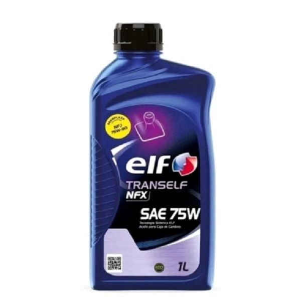 روغن گیربکس دنده دستی الف مدل tranself nfx sae 75w حجم 1 لیتر
