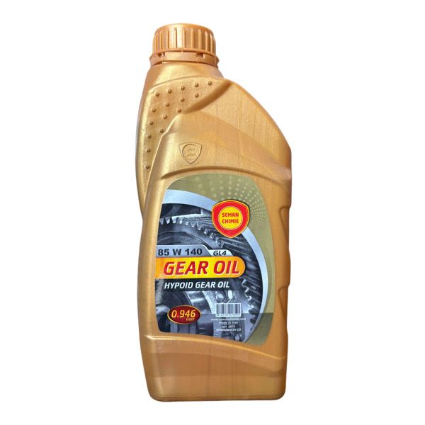 روغن گیربکس سمن شیمی مدل 85w140 gl4 حجم 0_946 میلی لیتر