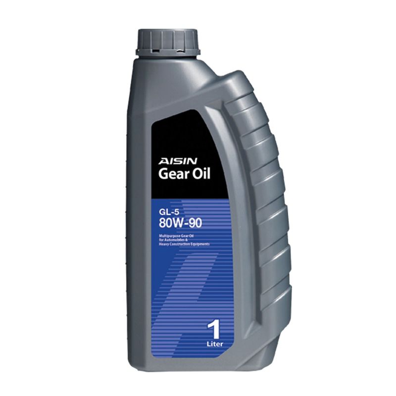 روغن گیربکس و دیفرانسیل خودرو آیسین مدل gl5 80w 90 ظرفیت 1 لیتر