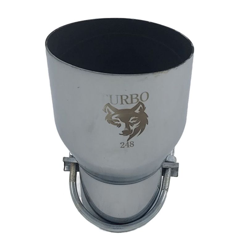 سر اگزوز مدل j.s کد 248 پژو توربو بزرگ آبکاری