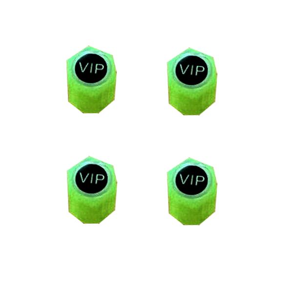 سر والف لاستیک خودرو مدل شبرنگ vip  بسته 4 عددی