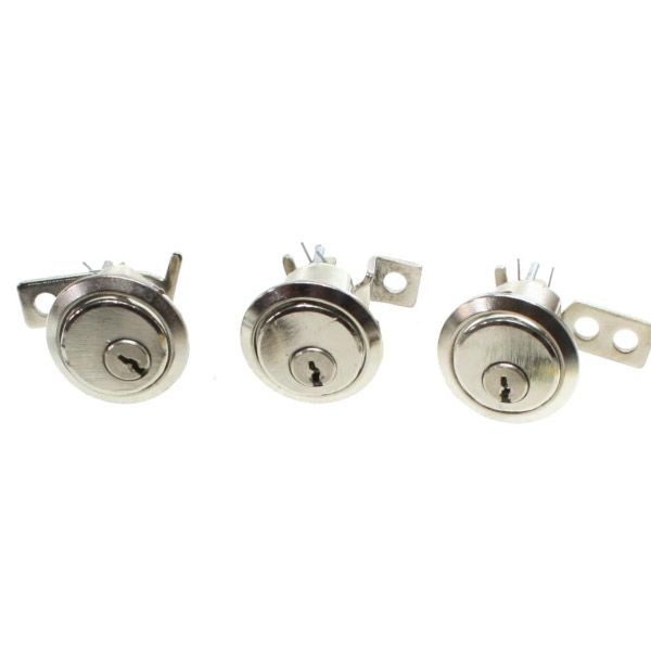 سوئیچ و قفل در و صندوق خودرو قطعه سازان کبیر مدل key 405 604 مناسب برای پژو 405 مجموعه 3 عددی