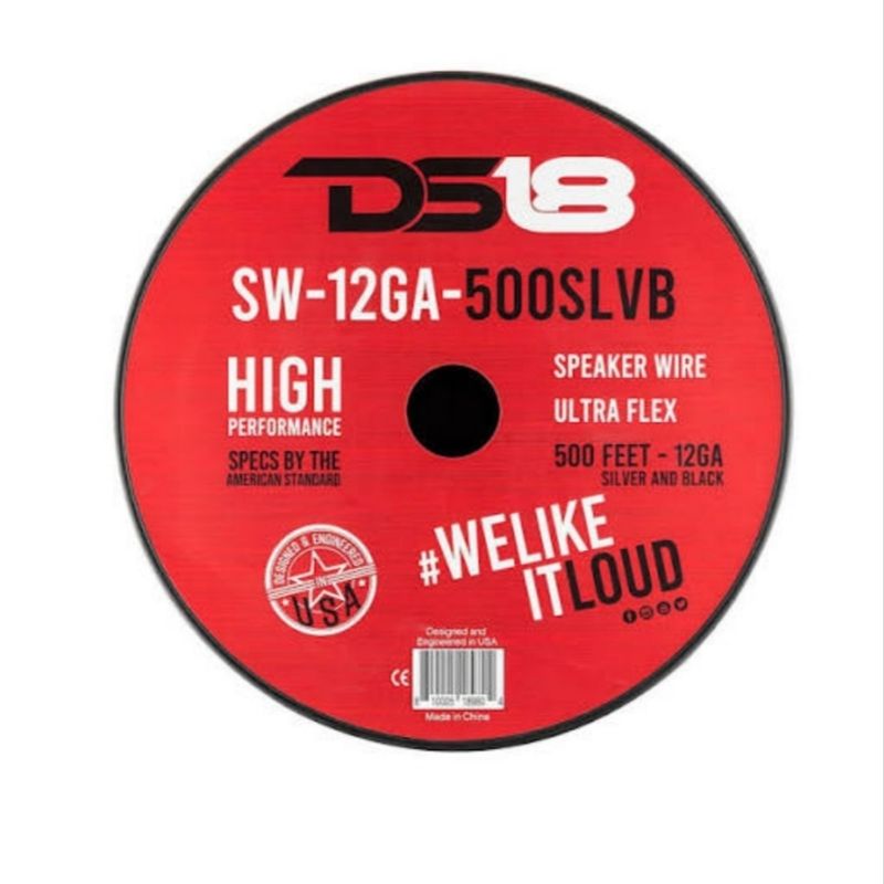 سیم دو رشته اسپیکر خودرو دی اس 18 مدل sw 12ga500slvb