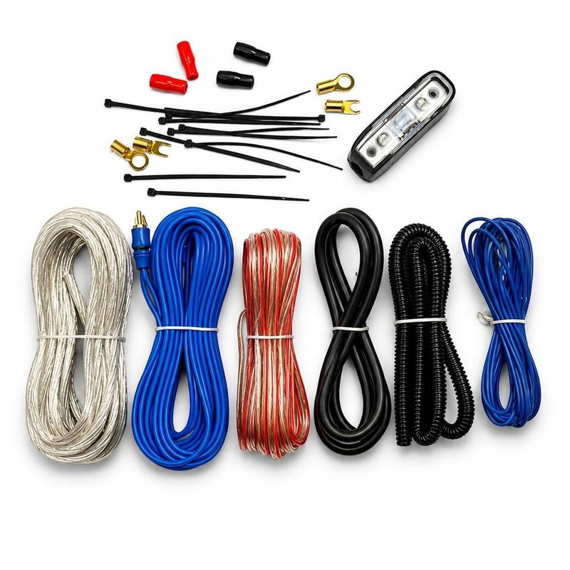 سیم پک کامل 8 گیج جی وی سی مدل kit 8ga 1500w