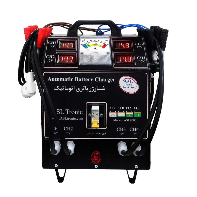 شارژر باتری خودرو اصل ترونیک مدل asl9000