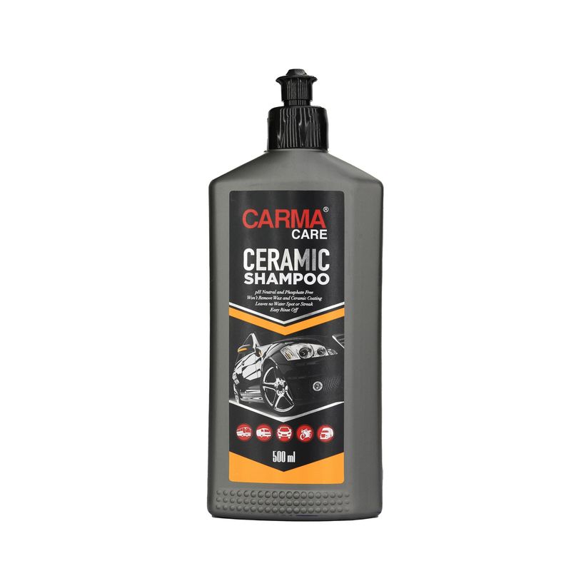 شامپو سرامیک بدنه خودرو کارماکر مدل ceramic وزن 500 گرم