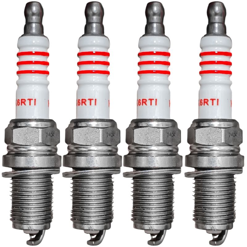 شمع تقویتی خودرو مدل ketsumi.japan کد k6rti.iridium پایه کوتاه مناسب برای تویوتا کمری ، کرولا بسته ۴ عددی