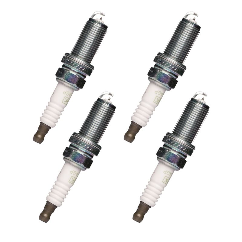 شمع خودرو ان جی کی مدل lfr5agp 5018 جی پاور پایه بلند سوزنی تک پلاتین مناسب برای رانا و رانا پلاس بسته 4 عددی