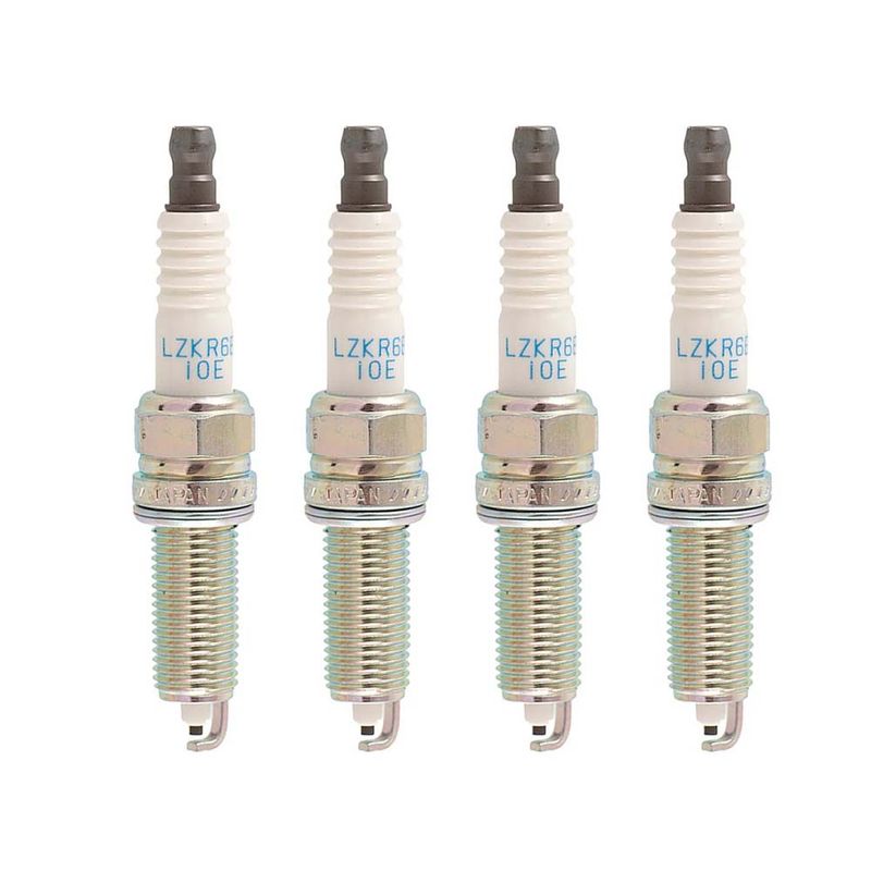 شمع خودرو ان جی کی مدل lzkr6b10e 93360 پایه بلند یورو 4 مناسب برای کوییک gxr بسته 4 عددی