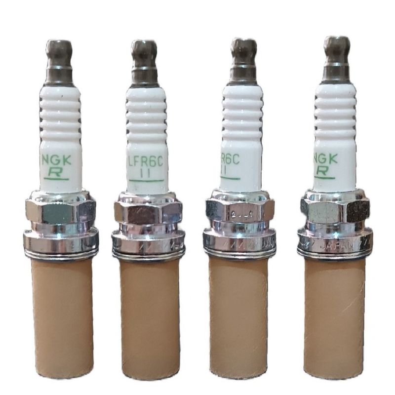 شمع خودرو ان جی کی مدل تک پلاتین پایه بلند کد lfr6c_11  91823 بسته 4 عددی