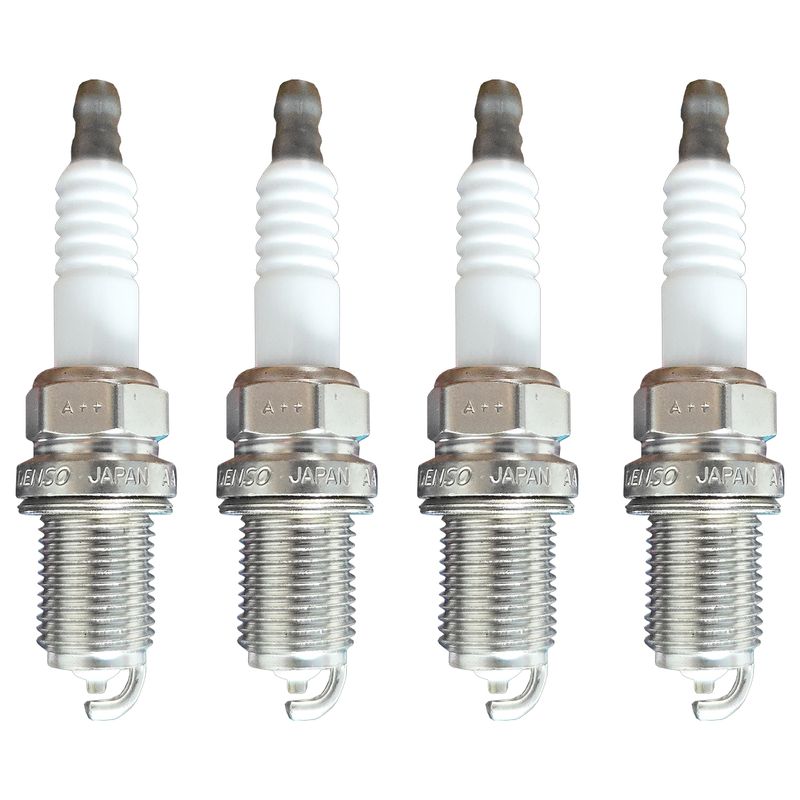 شمع خودرو دنسو مدل تک پلاتین کد k20pru 3145 پایه کوتاه بسته 4 عددی
