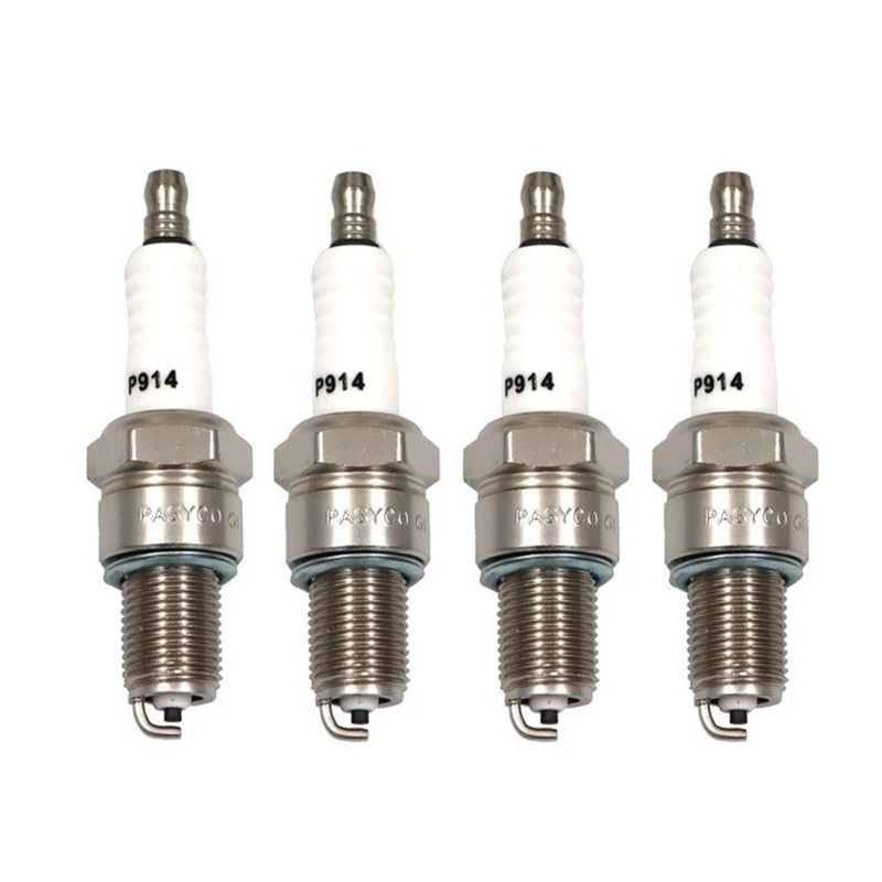 شمع خودرو کاربراتوری پاسیکو مدل f7tc p914 پایه متوسط بسته 4 عددی