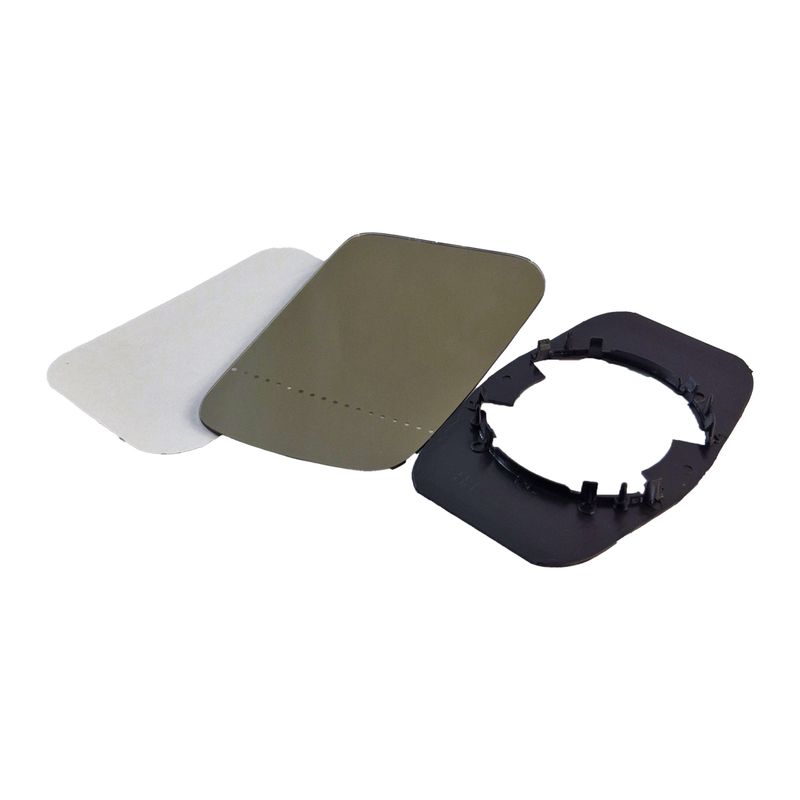 شیشه آینه جانبی راست اتحاد طلایی آسیا مدل p1 chasbr کد 10111108 مناسب برای پراید مجموعه 3 عددی