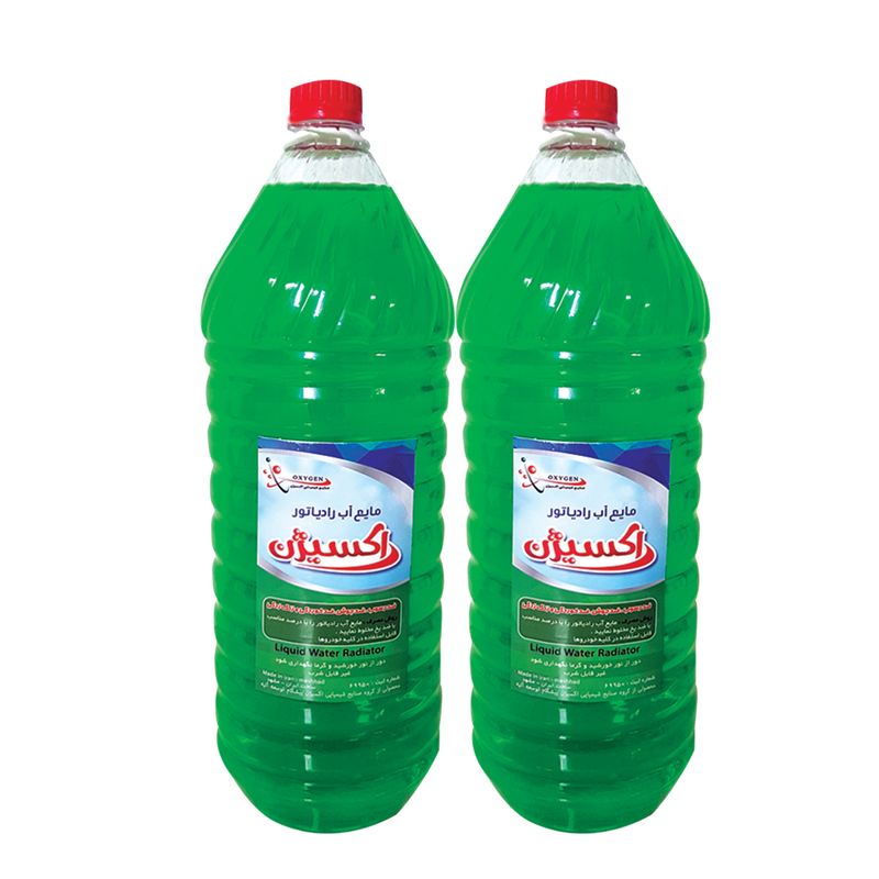 شیشه شوی خودرو اکسیژن مدل op10 حجم 2.5 لیتر بسته دو عددی