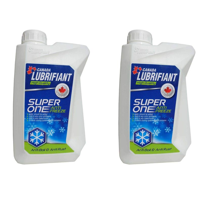 ضد یخ خودرو لوبریفنت کانادا مدل super one حجم 1 لیتر بسته 2 عددی