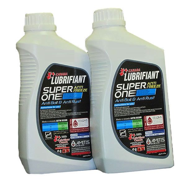 ضد یخ خودرو کانادا لوبریفنت مدل super one حجم 2 لیتر بسته 2 عددی