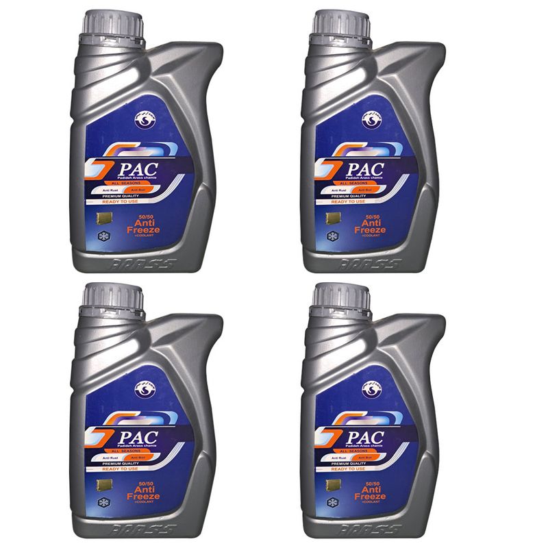 ضدیخ خودرو ارس شیمی مدل چهار فصل کد pac_700 حجم 1000 میلی لیتر بسته 4 عددی