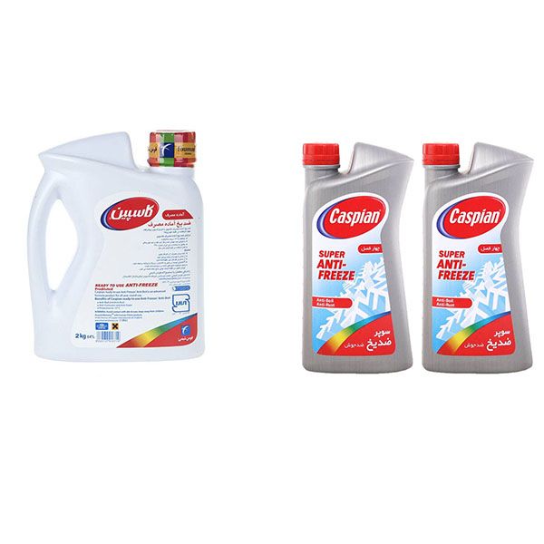 ضدیخ خودرو کاسپین مدل am 2l50_5021ls مجموعه 3 عددی
