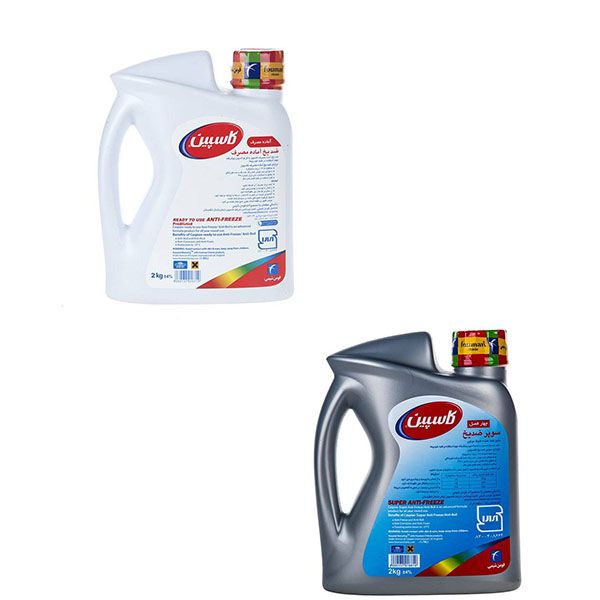 ضدیخ خودرو کاسپین مدل am 2l50_502lsحجم 4000 میلی لیتر مجموعه 2 عددی