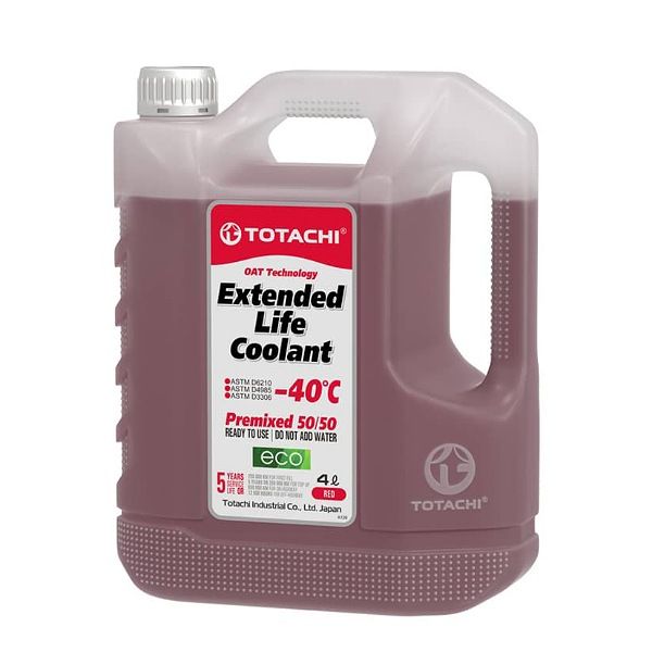 ضدیخ و ضدجوش 50 به 50 توتاچی مدل extended life coolant 50_50 حجم 4 لیتر