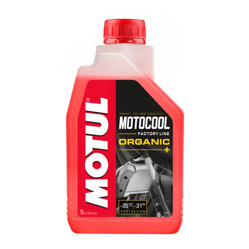 ضدیخ و ضدجوش و کولانت 50 به 50 موتول مدل motocool حجم 1 لیتر