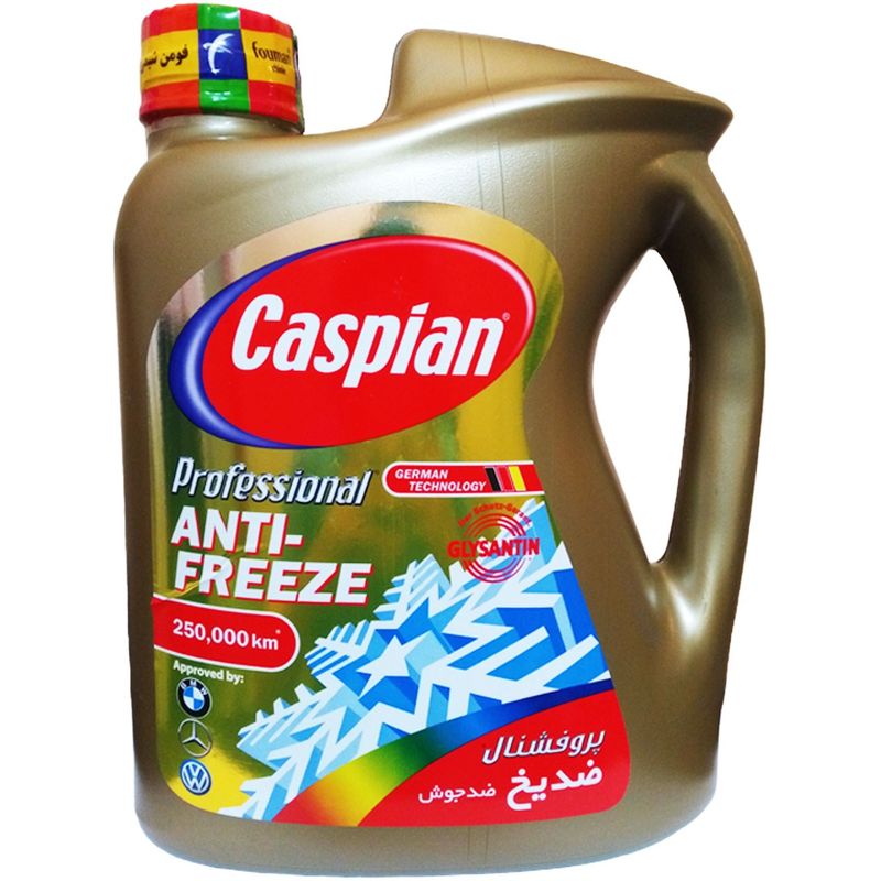 ضدیخ کاسپین مدل professional anti freeze حجم 4 لیتر
