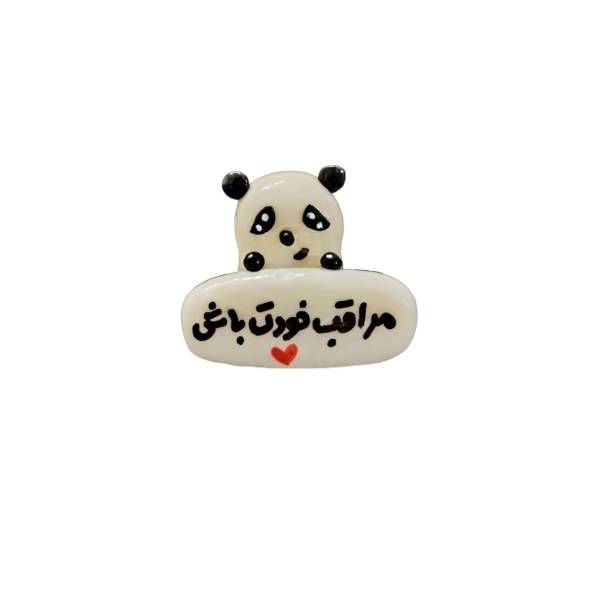 عروسک داشبورد طرح مراقب خودت باش پاندا شب نما