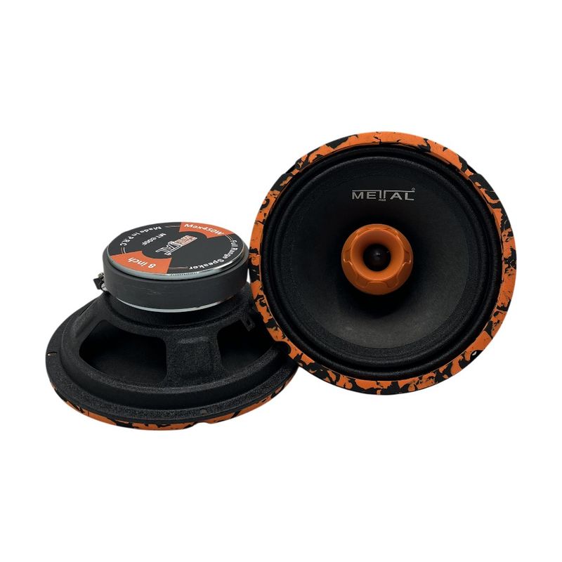 فول رنج پشت خودرو متال مدل mt 800f سایز 8 اینچ بسته 2 عددی