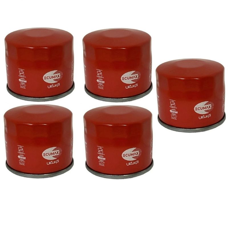 فیلتر روغن اکو مکس مدل ecu 1226 مناسب برای سایپا پراید  مجموعه 5 عددی