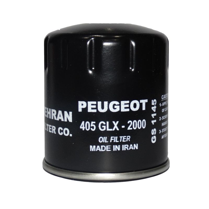 فیلتر روغن خودرو بهران فیلتر مدل gs1145 مناسب برای پژو 405