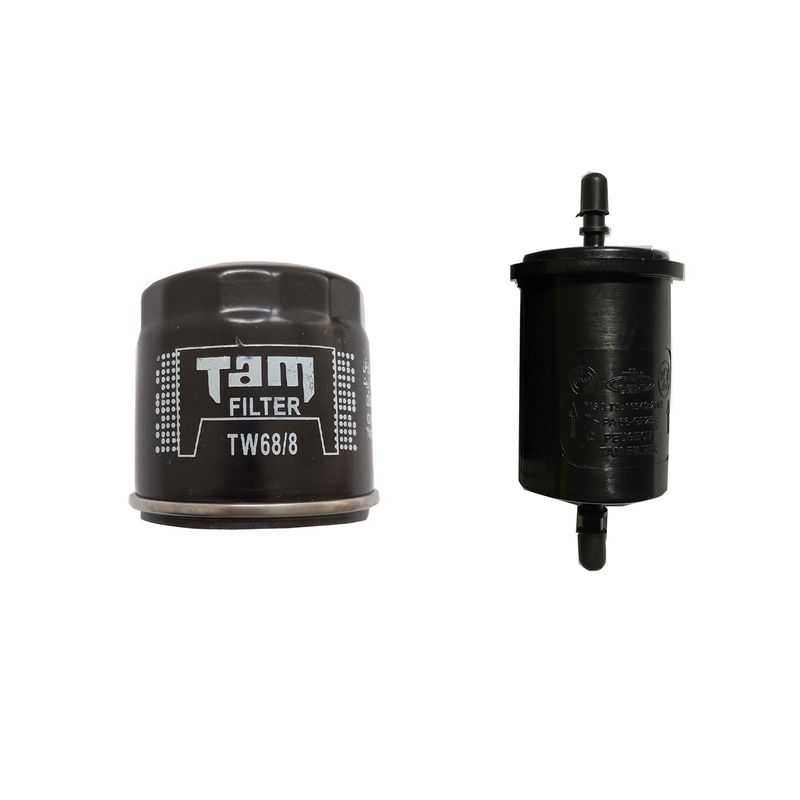 فیلتر روغن خودرو تام مدل tw 68_8 مناسب برای پراید به همراه فیلتر بنزین
