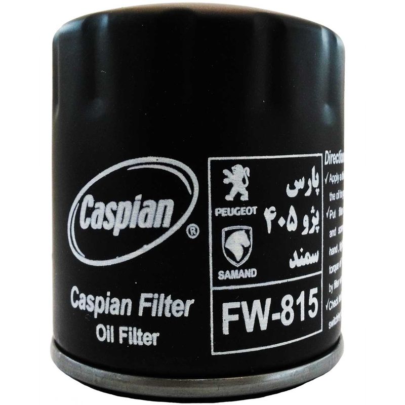 فیلتر روغن خودرو کاسپین مدل fw 815 مناسب برای سمند