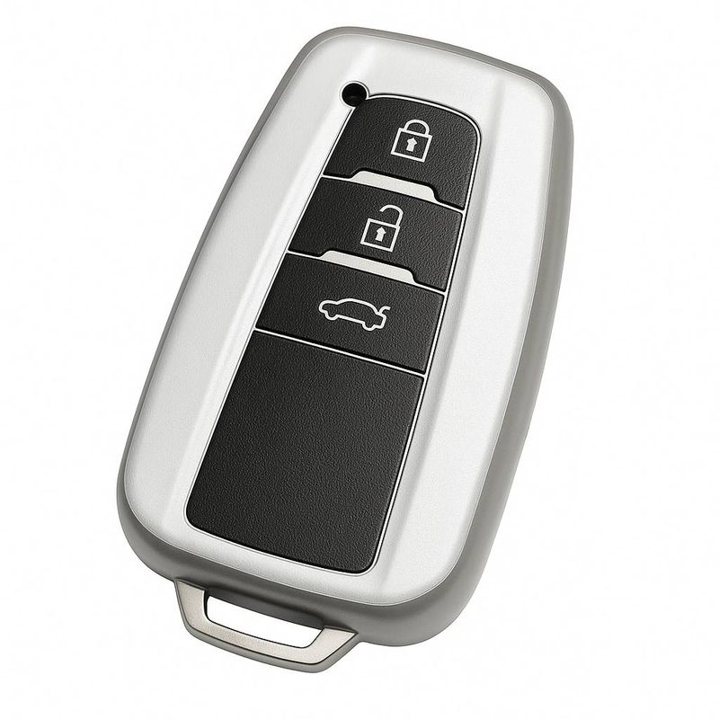 قاب ریموت و جاسوئیچی خودرو چیکال مدل p 1105 مناسب برای تویوتا کرولا و لوین