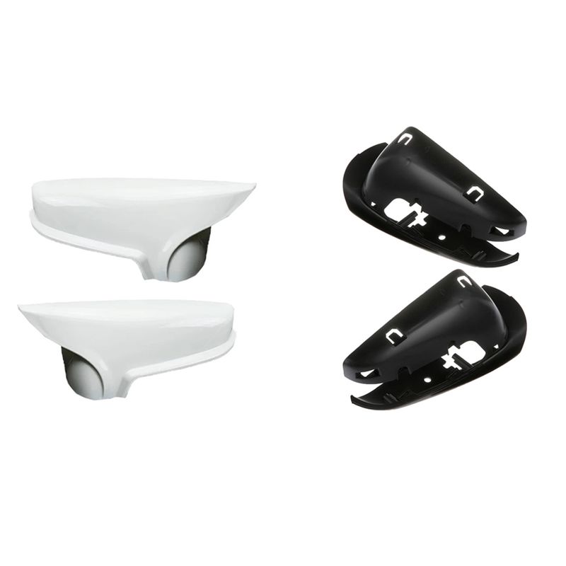 قاب و فلاپ آینه خودرو کالانیکس مدل fel parssef 10433 طرح خفاشی مناسب برای پژو پارس مجموعه 4 عددی