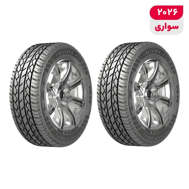 لاستیک خودرو بارز مدل p648 سایز 13 _ 65 _ 165 میلی‌متر تولید سال 2026   2 حلقه