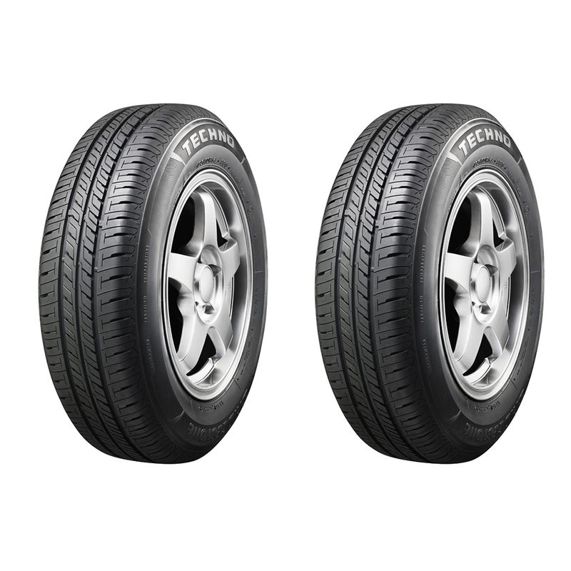 لاستیک خودرو بریجستون مدل techno سایز 165_65r13  دو حلقه