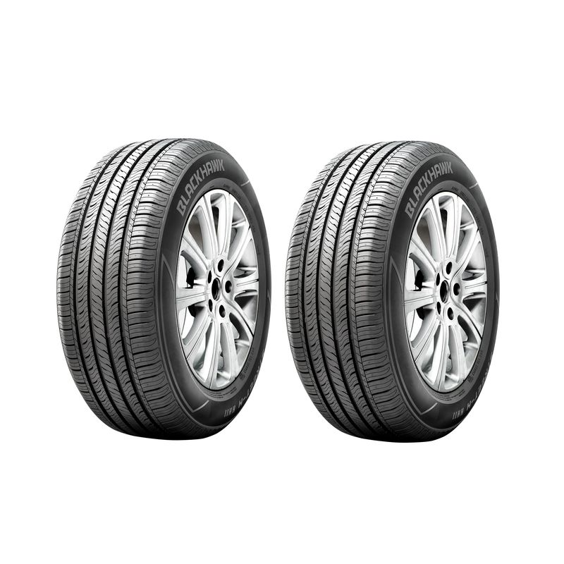 لاستیک خودرو بلک هاوک مدل hh01 سایز 195_60_14   دو حلقه