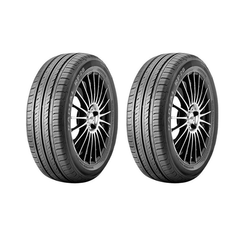 لاستیک خودرو ترازانو مدل rp28 سایز 205_60_14   دو حلقه