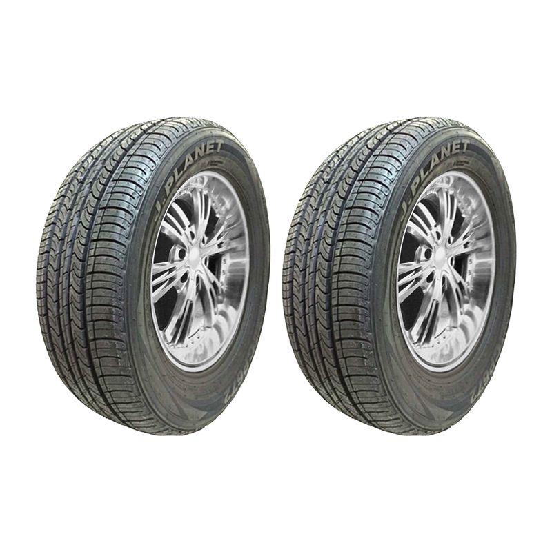 لاستیک خودرو جِی‌ پِلَنِت تایر مدل cp672 سایز 205_60r14   دو حلقه