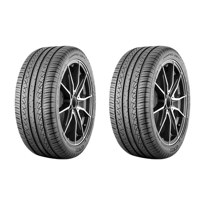 لاستیک خودرو جی تی رادیال مدل champiro uhp سایز 195_55r15   دو حلقه