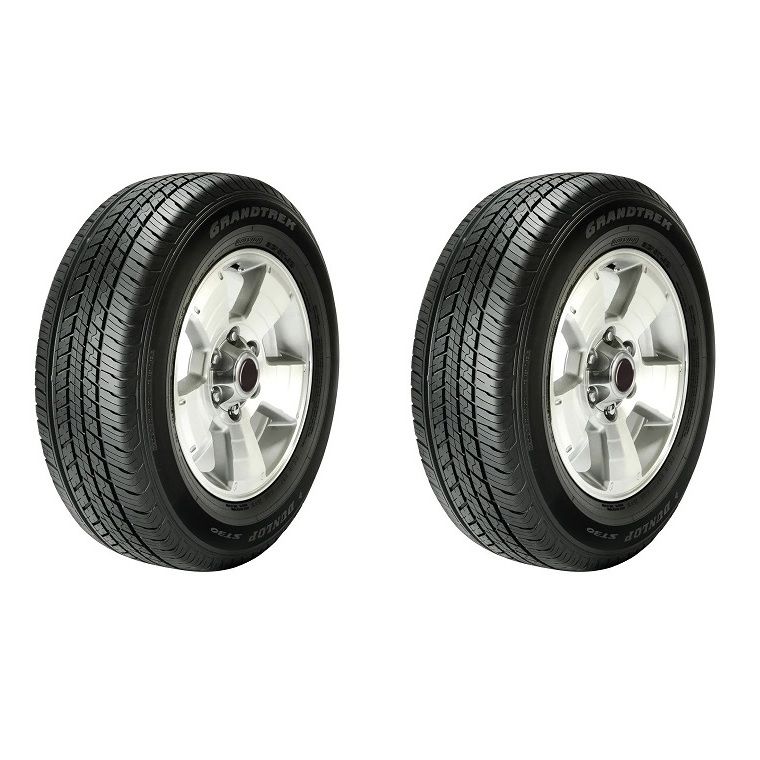 لاستیک خودرو دانلوپ مدل grand trek st30 سایز 225_65r17   دو حلقه