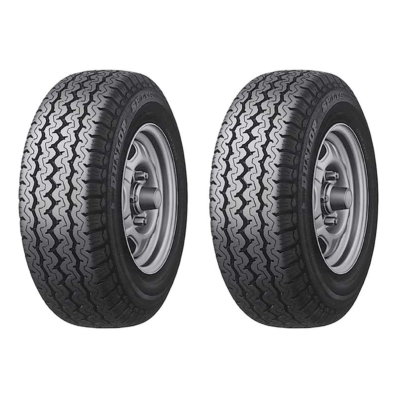 لاستیک خودرو دانلوپ مدل tg30 سایز 215_80r15   دو حلقه
