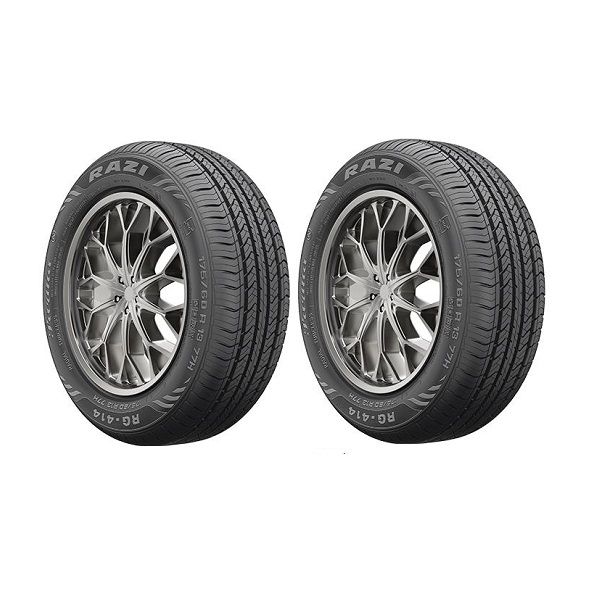 لاستیک خودرو رازی تایر مدل parnia rg414 سایز 13 _ 70 _ 175 میلی‌متر تولید سال 2025   2 حلقه