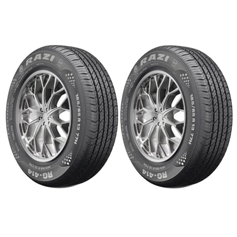 لاستیک خودرو رازی تایر مدل rg414 سایز 175_60_13  دو حلقه