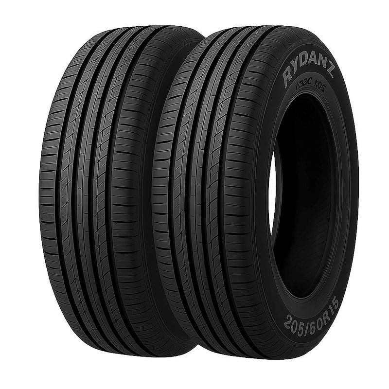 لاستیک خودرو رایدنز مدل reac r05 سایز 15 _ 60 _ 205 میلی‌متر تولید سال 2025 تعداد 2 حلقه