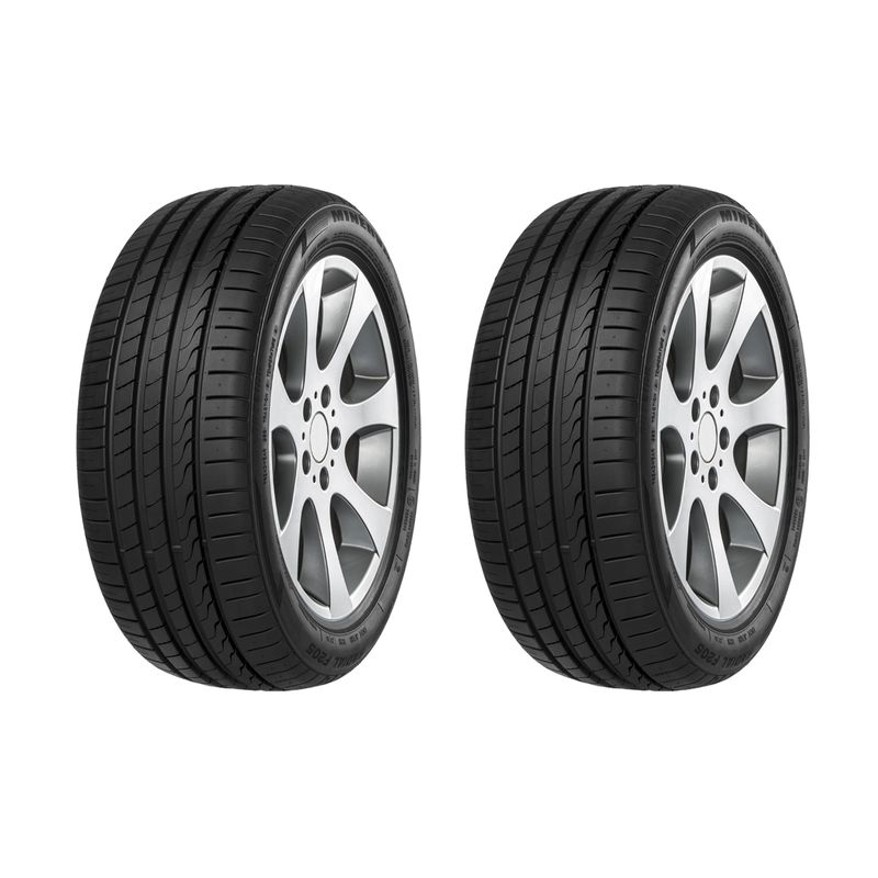 لاستیک خودرو مینروا مدل f205 سایز 245_45zr17   دو حلقه