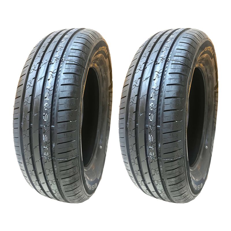 لاستیک خودرو هابیلد مدل h206 سایز 215_60_16   دو حلقه